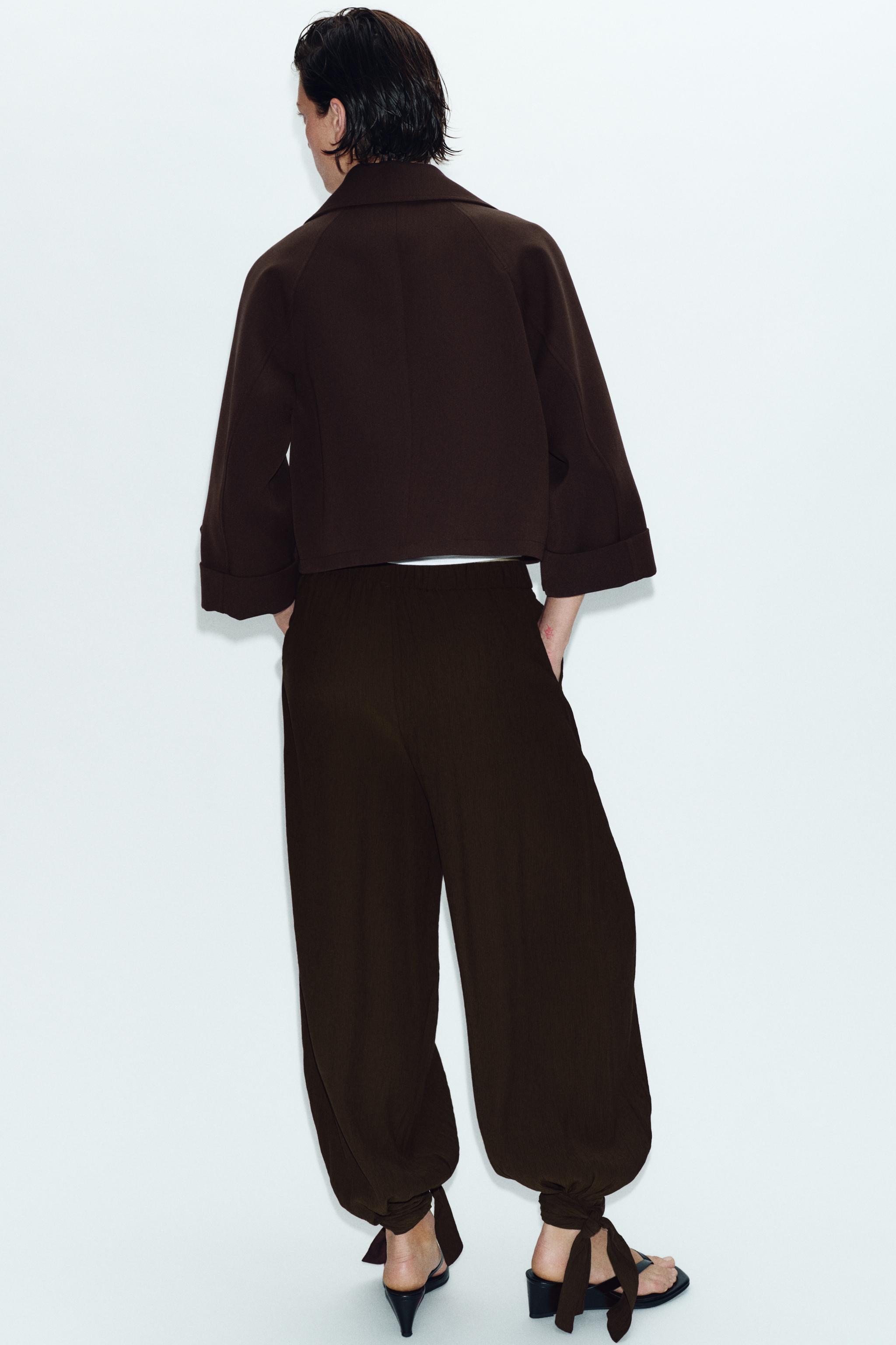 PANTALON BOUFFANT AVEC NŒUDS